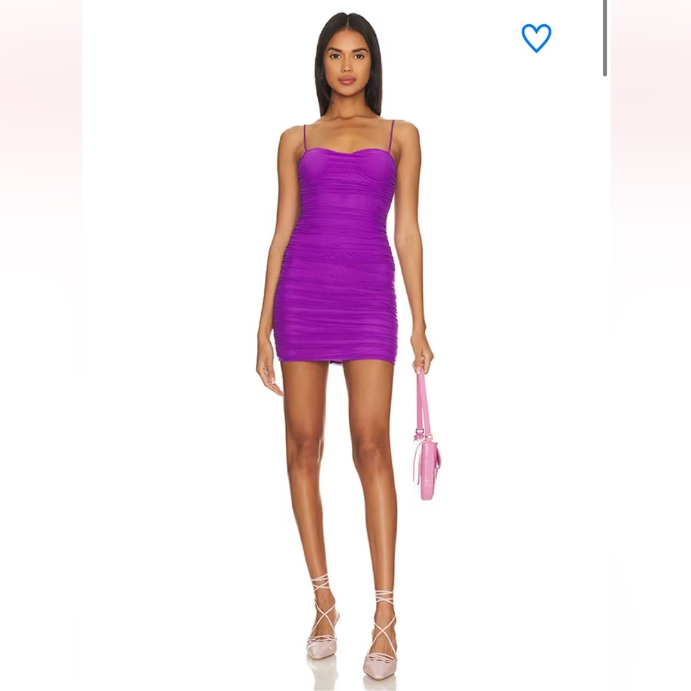 Superdown Emmie Mesh Mini Dress